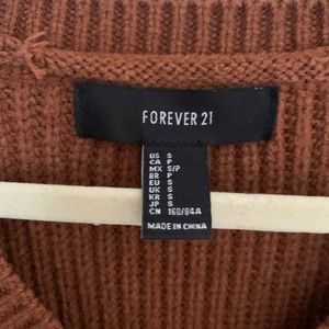 Forever 21 burnt orange jumper